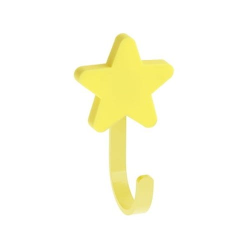 Wieszak meblowy dla dzieci GWIAZDA zółta
