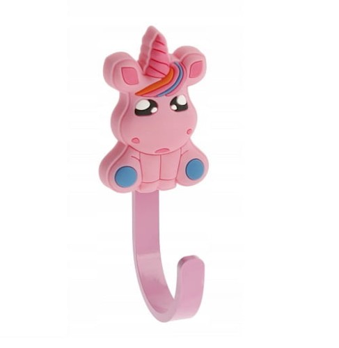 Wieszak meblowy dla dzieci JEDNOROŻEC różowy
