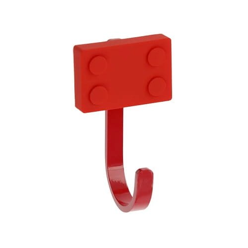 Wieszak meblowy dla dzieci KLOCEK czerwony