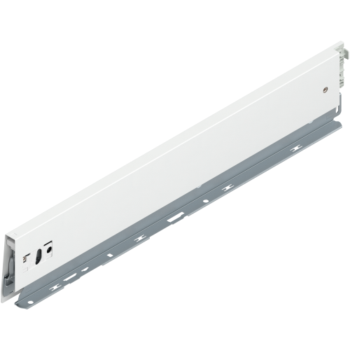 Bok MERIVOBOX wysokość M (91mm) dł.=500 biały LEWY