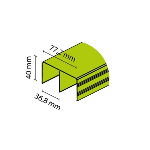 TOR GÓRNY UNIWERSALNY ALUMINIUM 2,5m