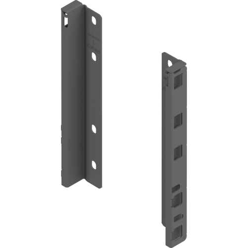 UCHWYT ŚCIANKI TYLNEJ MERIVOBOX wys. E (H-155.75mm) L+P ANTRACYT
