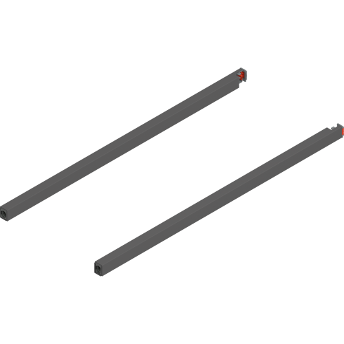 Reling podłużny MERIVOBOX dł.=500 mm L+P ANTRACYT