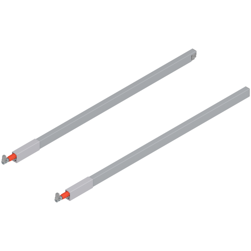 RELINGI DO SZUFLAD TANDEMBOX L+P L-650 SZARE