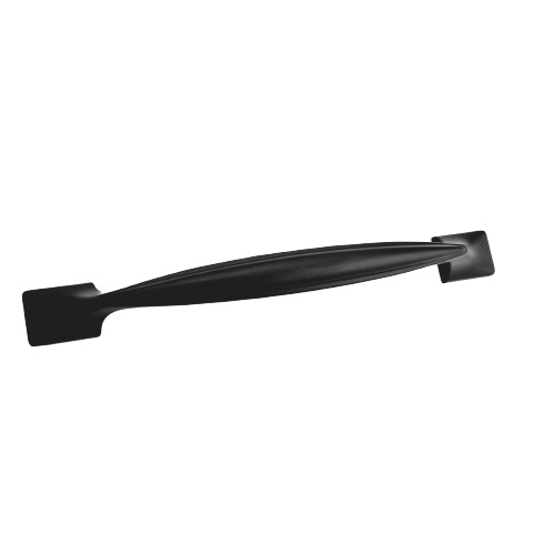 UCHWYT U100 L-128/CZ stopki kwadrat czarny mat 