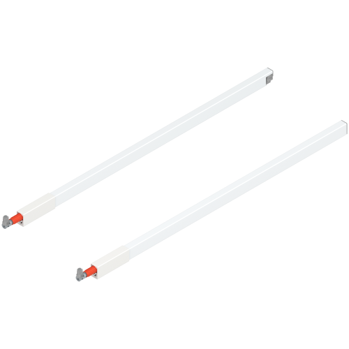 RELINGI DO SZUFLAD TANDEMBOX L+P L-650 BIAŁE