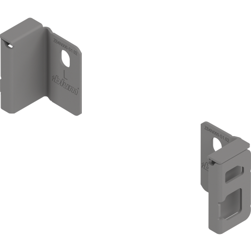 UCHWYT ŚCIANKI TYLNEJ MERIVOBOX WYS. N (H-32.25MM ) SZARY
