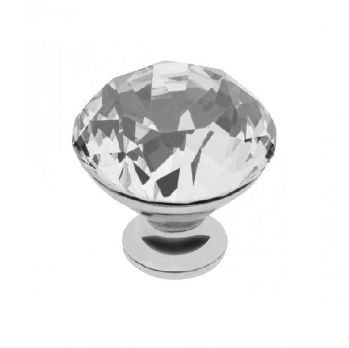 GAŁKA CRYSTAL SZKŁO 30 mm chrom